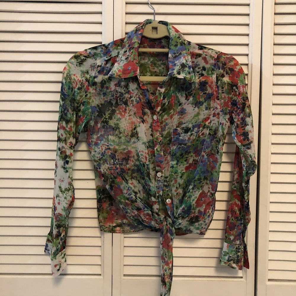 Cropped blouse